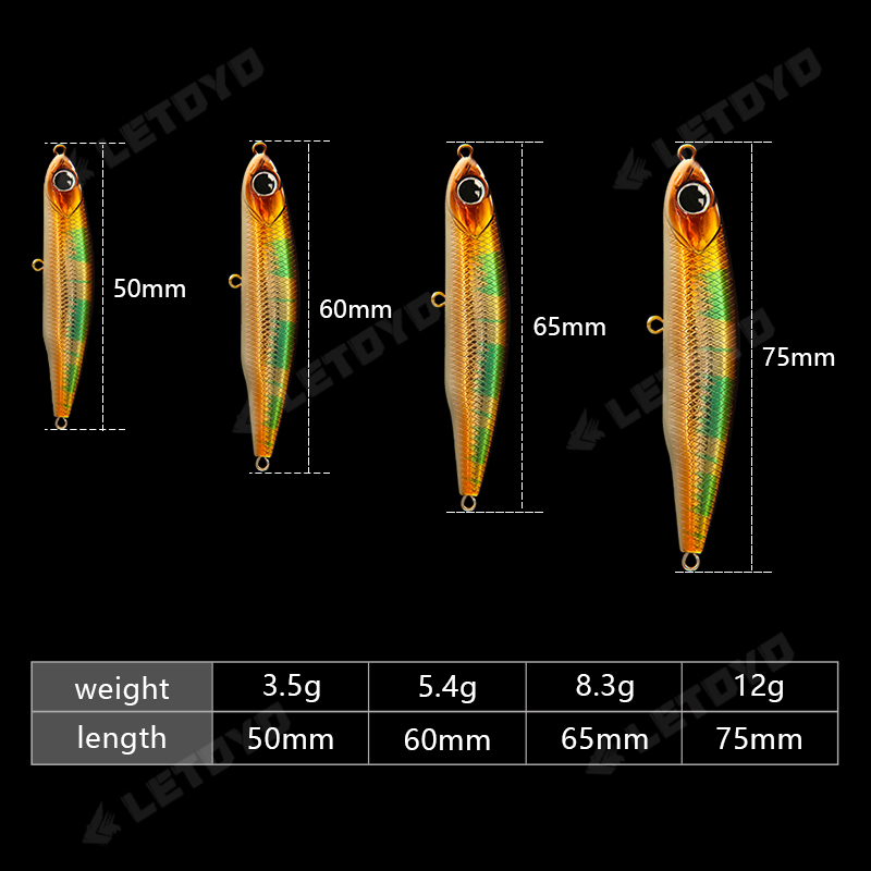 레토요 싱킹 펜슬 17g 12g-3.5g 인조 미끼 하 - Fishing Lure Spoon 리뷰 및 가격