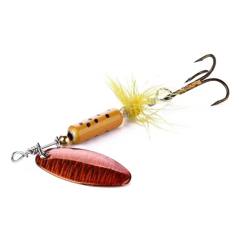 금속 VIB 미끼 1PCS 3.5g 깃털 장식 조각 W - Fishing Lure Spoon 리뷰 및 가격