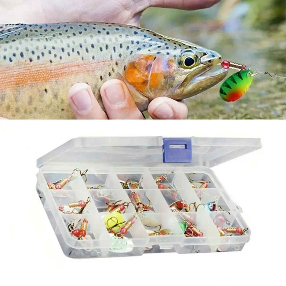 30개 금속 스푼 스피너 낚시 루어 트레블 훅 스푼베이 - Fishing Lure Crankbait 리뷰 및 가격