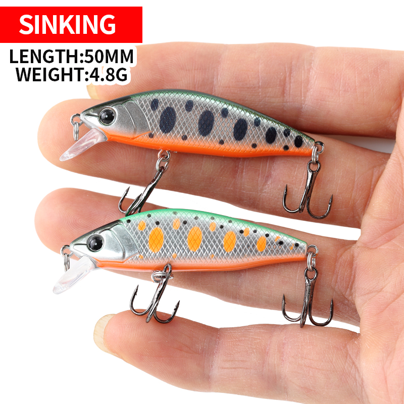 5cm4.8g 싱킹 미노우 낚시 미끼 인트루더 송어 인 - Fishing Lure Jerkbait 리뷰 및 가격