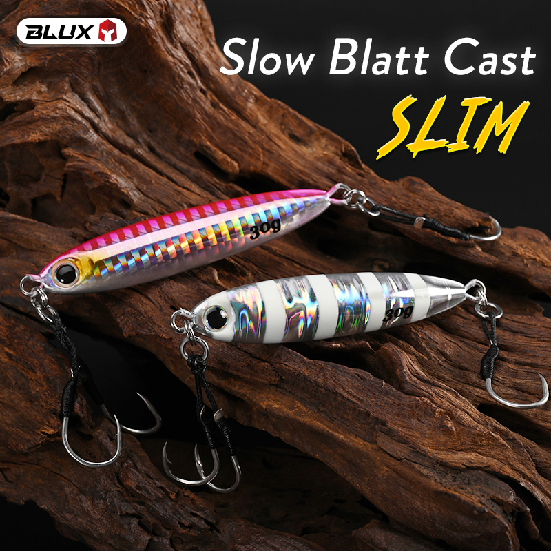 BLUX 느린 Blatt 캐스트 슬림 금속 지그 낚시  - Fishing Lure Spoon 리뷰 및 가격
