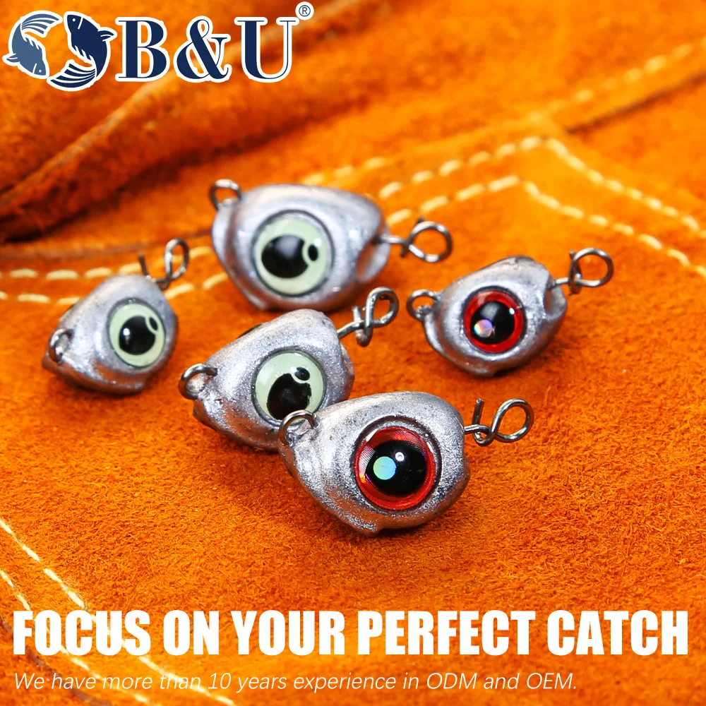 B&U 스윙 지그 헤드 체부라슈카 싱커 낚시 지그 헤드 - Fishing Lure Accessories 리뷰 및 가격